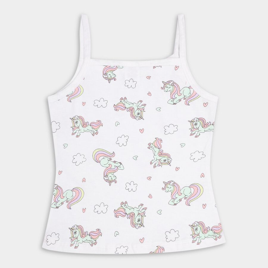 Girls' 100% Cotton Vest (Pack of 2), Lilac, large image number null