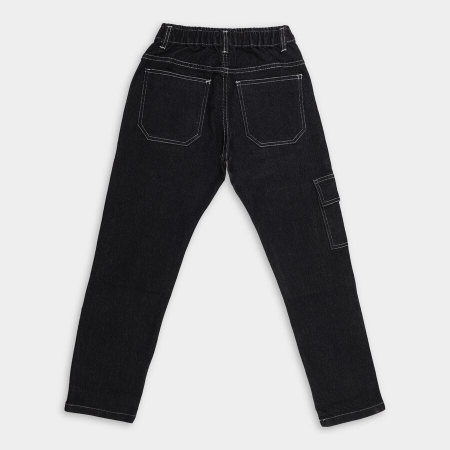 Boys' Jeans, काला, large image number null