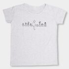 Girls' T-Shirt, मिश्रित मध्यम ग्रे, small image number null