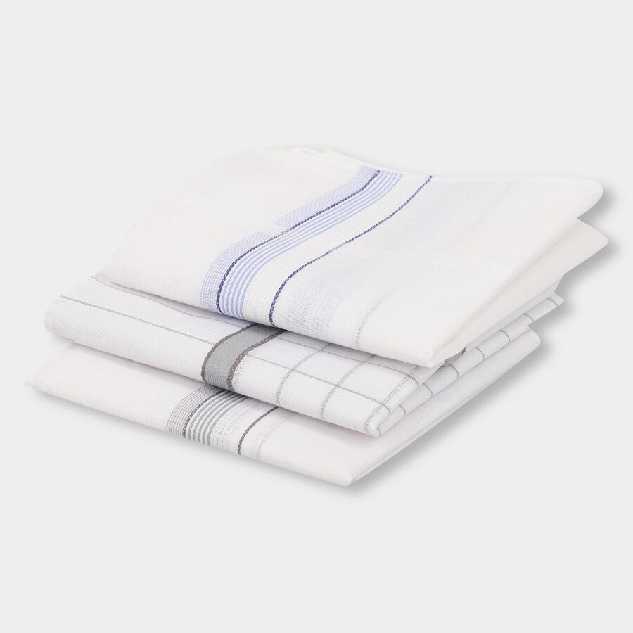 Men's Hanky, White, large image number null