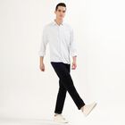 Men's 100% Cotton Casual Shirt, White, small image number null