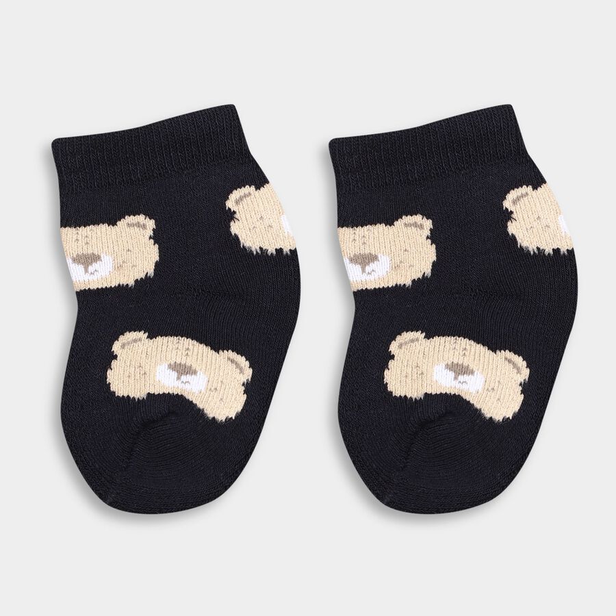Infant's Socks (Pack of 2), Navy Blue, large image number null