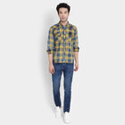 Cotton Checks Casual Shirt, Mustard, small image number null