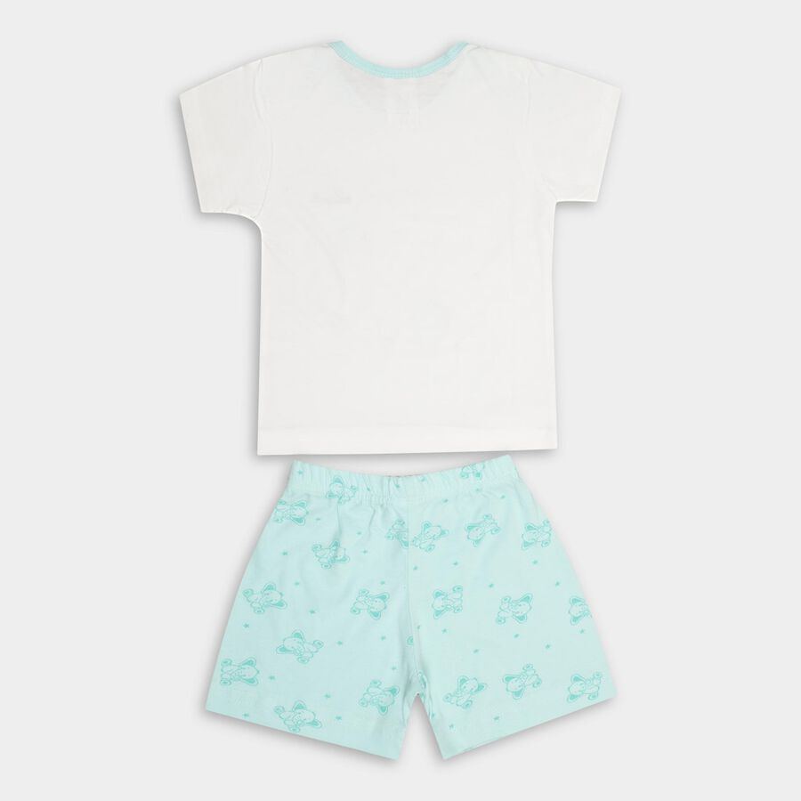 Infant Boys' 100% Cotton Baba Suit, हल्का हरा, large
