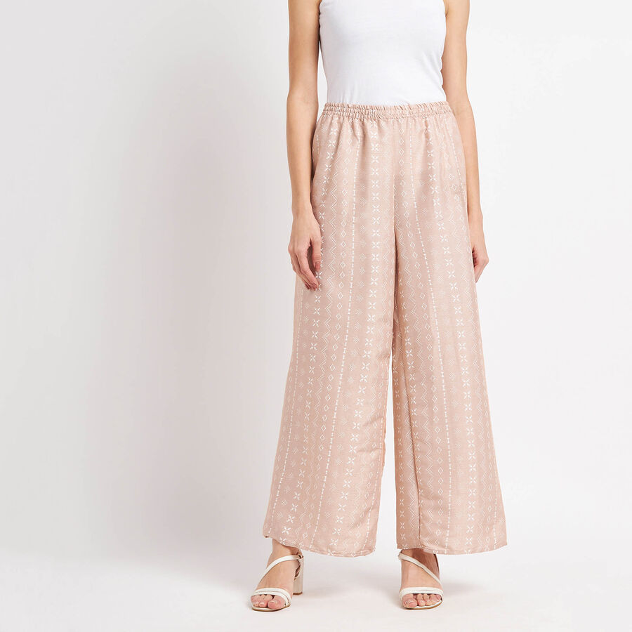 Printed Palazzo, Peach, large image number null
