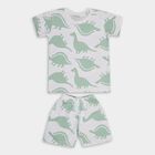 Boys' 100% Cotton Suit Night, White, small image number null