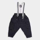 Infants'100% Cotton Cotton Trousers, नेवी ब्लू, small image number null