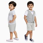 Infants' Baba Suit, Light Grey, small image number null