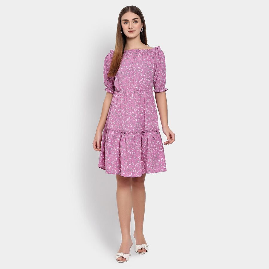 Ladies' Dress , बैंगनी, large image number null