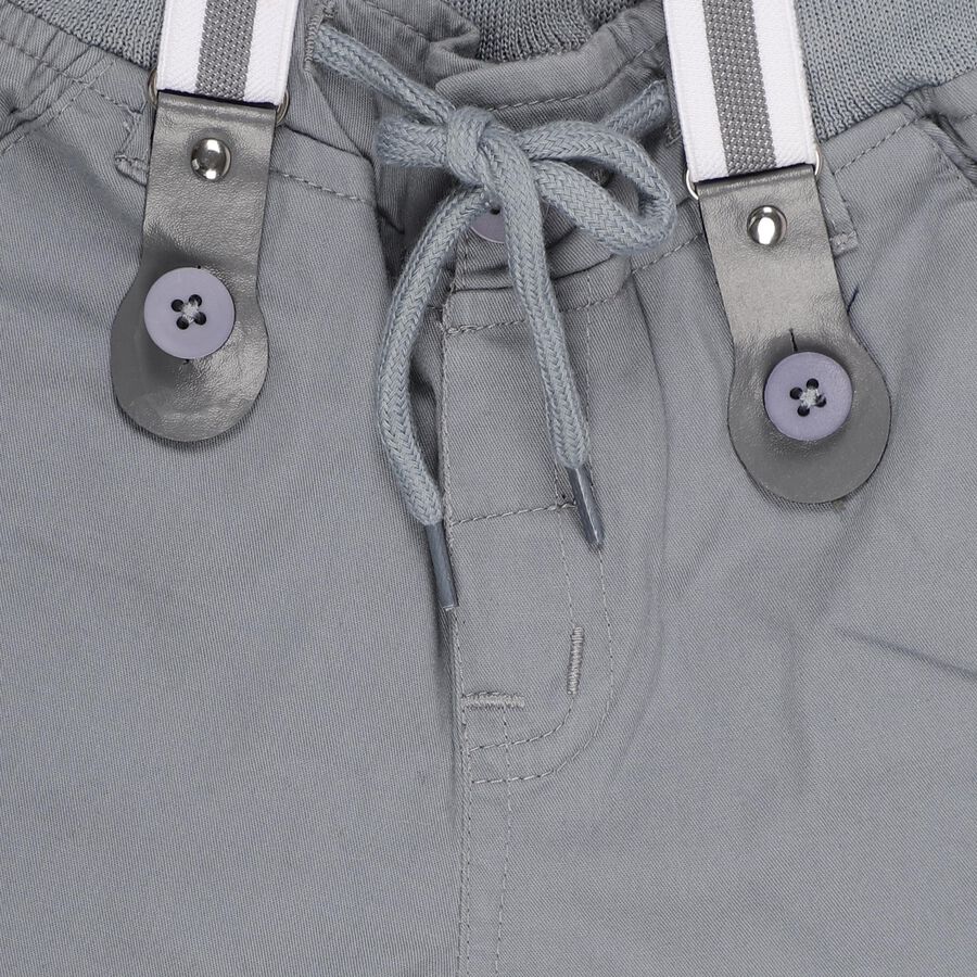 Infants' 100% Cotton Trouser, Light Grey, large image number null