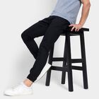 Men's Slim Fit Casual Trousers , Black, small image number null