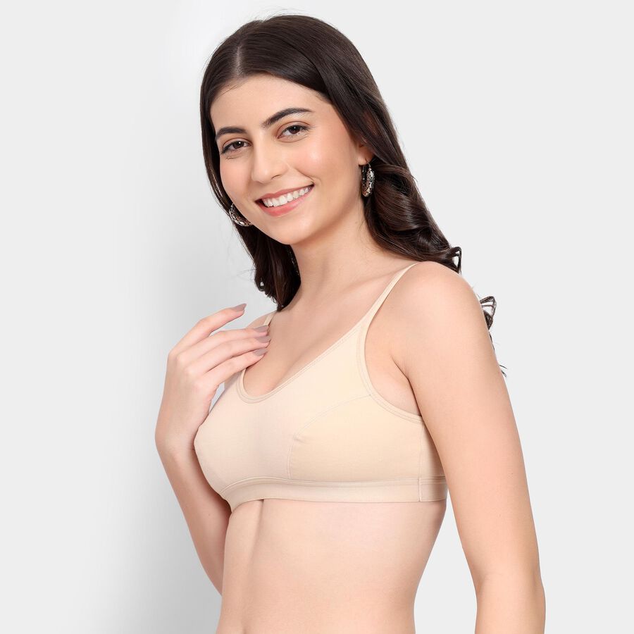 Ladies' Bra , Beige, large image number null