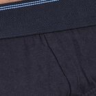 Men's 100% Cotton Briefs, Navy Blue, small