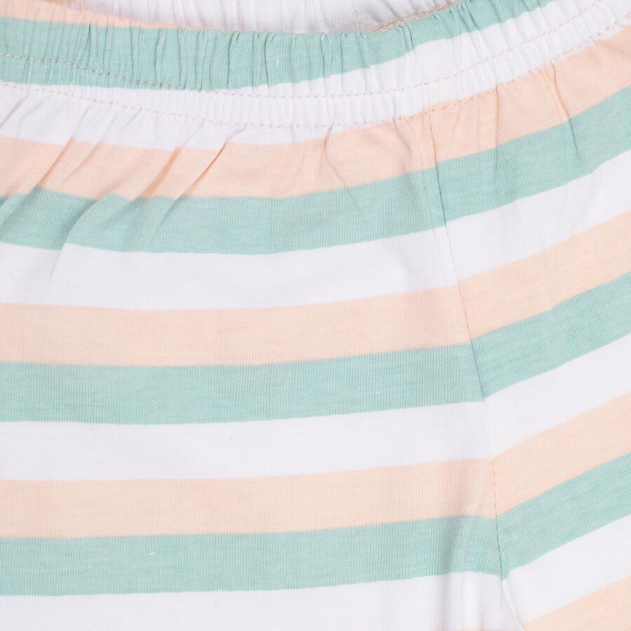 Infant Boys' 100% Cotton Baba Suit, Peach, large image number null