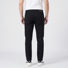 Men's Dark Grey Slim Fit Solid Jeans, Dark Grey, small