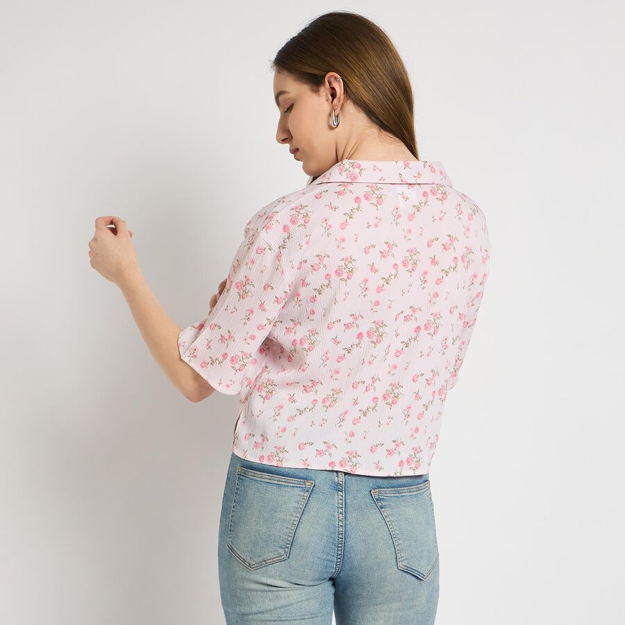 Ladies' Shirt , Pink, large