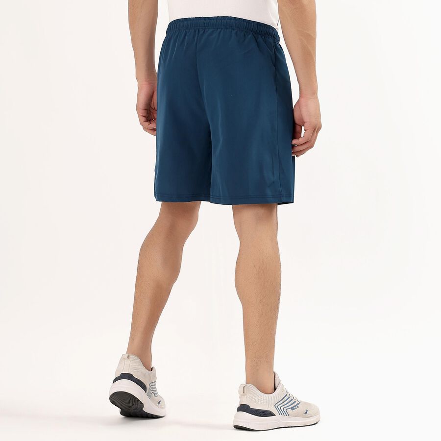 Men's Muted Blue Regular Fit Active Bermuda Shorts, Teal Blue, large image number null