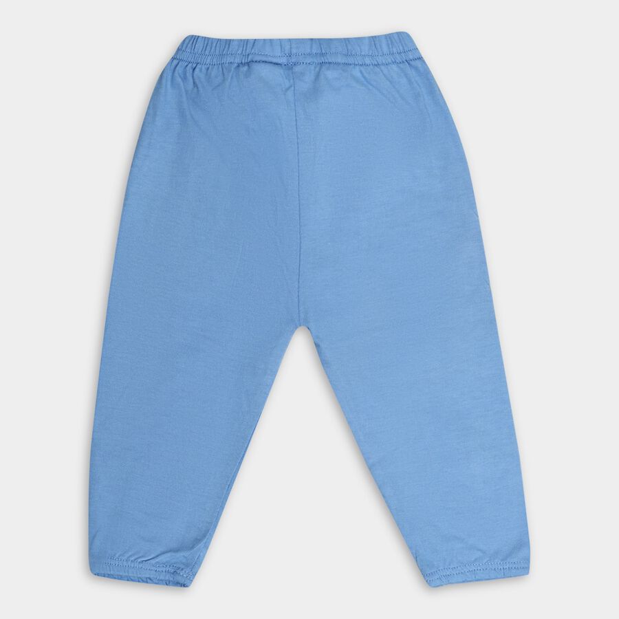 Infants' Cotton Pyjama, Mid Blue, large image number null