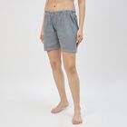 Women's Black Regular Fit Cotton Shorts, Black, small