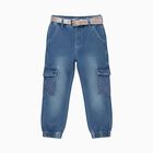 Girls' Jeans, हल्का नीला, small image number null