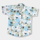 Boys' 100% Cotton Casual Shirt, Light Blue, small image number null