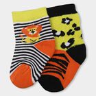 Infants' Socks (Pack of 2), Black, small image number null