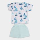 Infant Boys' 100% Cotton Baba Suit , Light Blue, small image number null