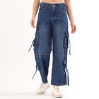 Women's Classic Blue Slim Fit Jeans, Mid Blue, small