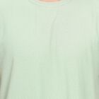 Men's Round Neck Half Sleeves T-Shirt, Light Green, small image number null