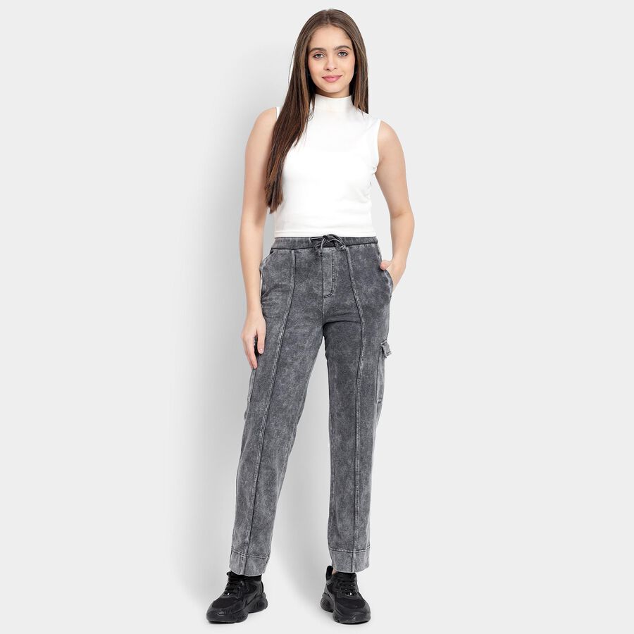 Ladies' Track Pants, गहरा ग्रे, large image number null