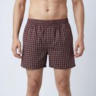 Men's Wine Regular Fit Boxers, Wine, small
