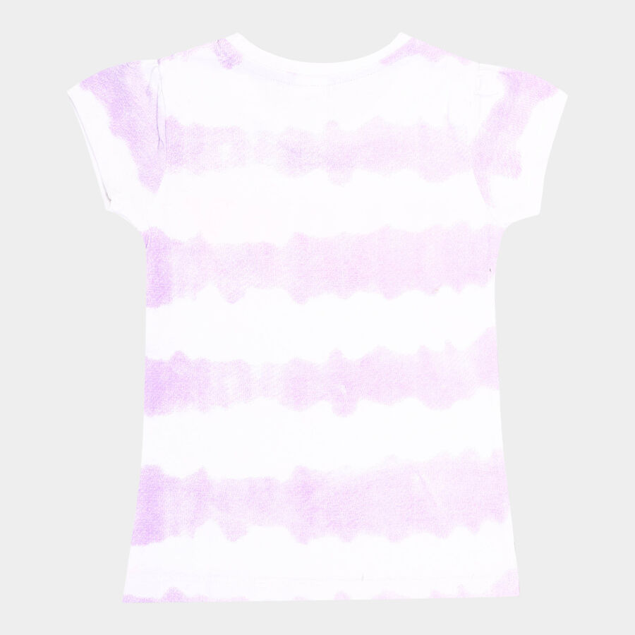 Girls Cotton T-Shirt, Lilac, large image number null