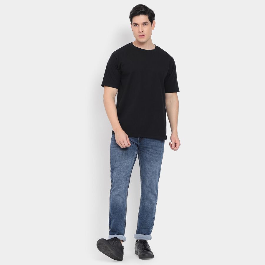 Men's Jeans, Dark Blue, large image number null