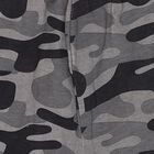 Infants' Grey Regular Fit Camouflage Printed Pyjama, Dark Grey, small