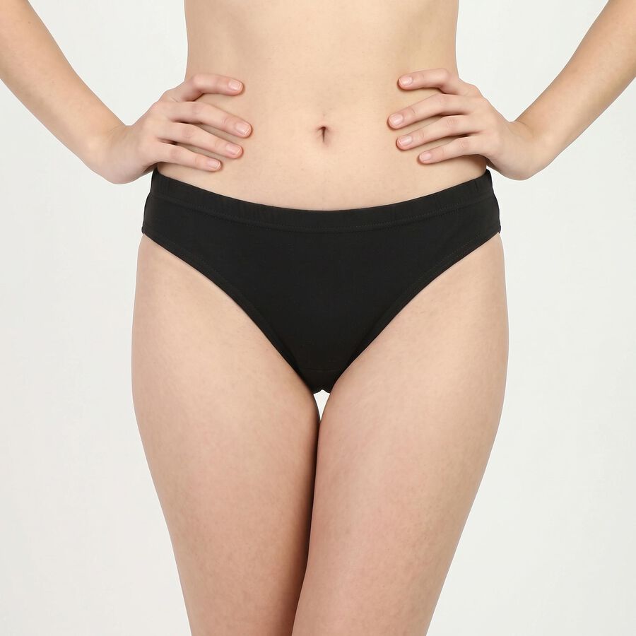 Women's Olive Regular Fit Solid Panty, Olive, large