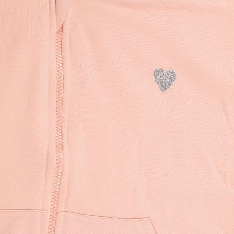 Girls' Sweatshirt, गुलाबी, large image number null