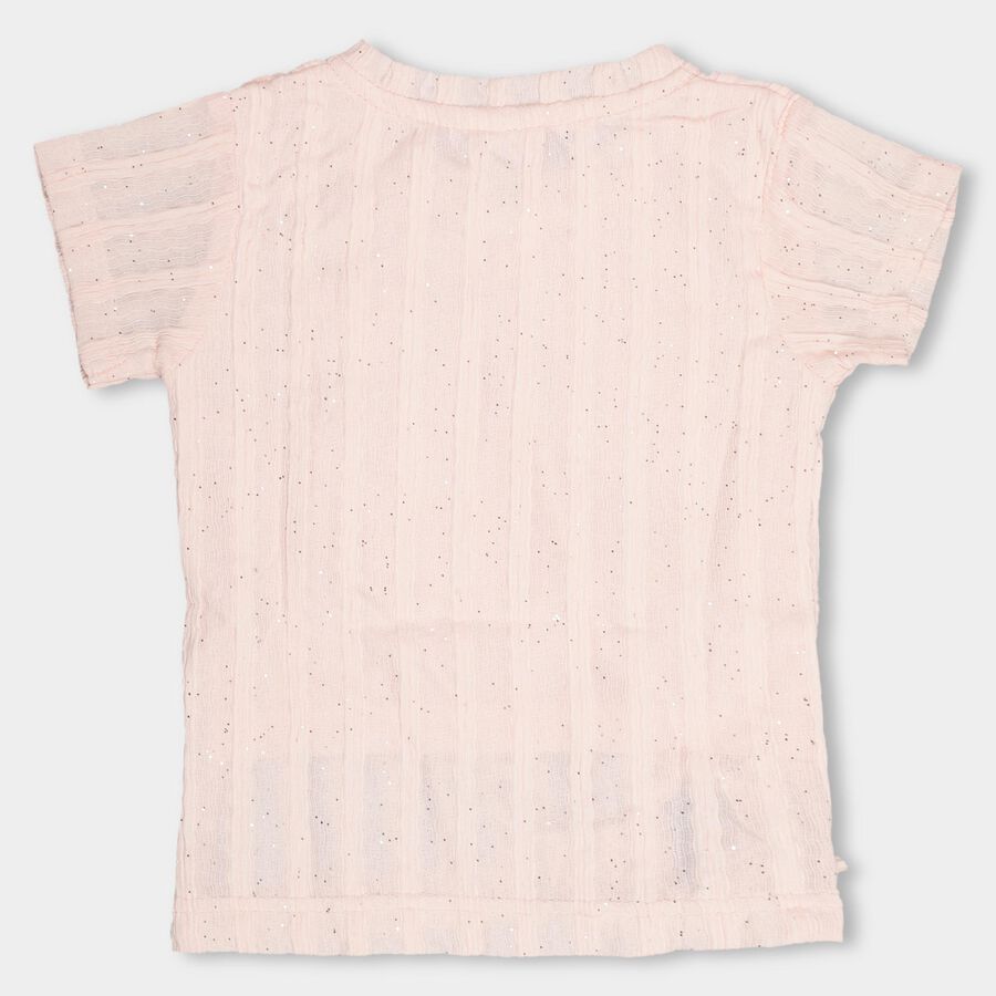 Girls' T-Shirt , हल्का गुलाबी, large image number null