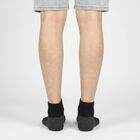 Men's Melange Light Grey Regular Fit Textured Pack of 3 Socks, मिश्रित हल्का ग्रे, small