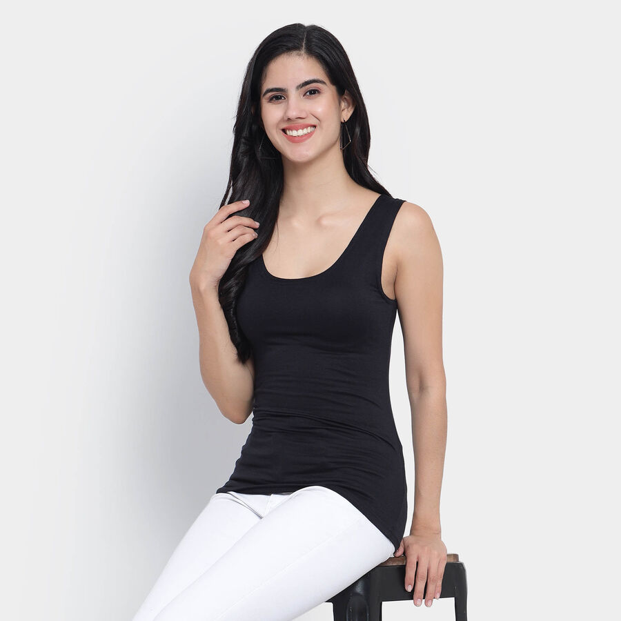 Solid Slips, Black, large image number null