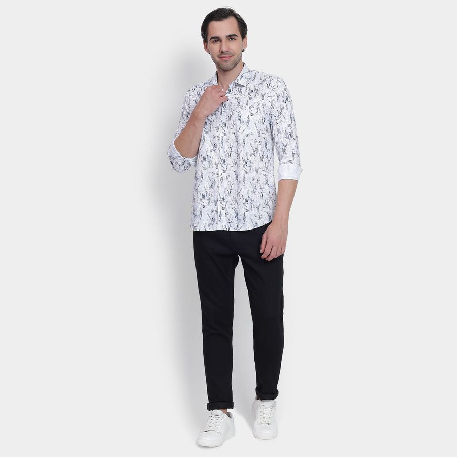 Men's Cotton Casual Shirt, Light Blue, large image number null