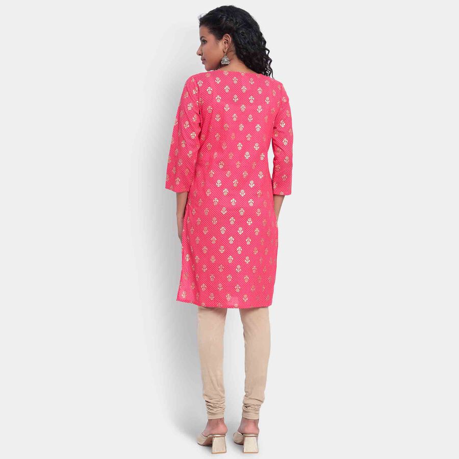 Printed Kurta, Coral, large image number null