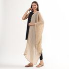 Women's Light Beige Crinkled Dupatta, Beige, small image number null