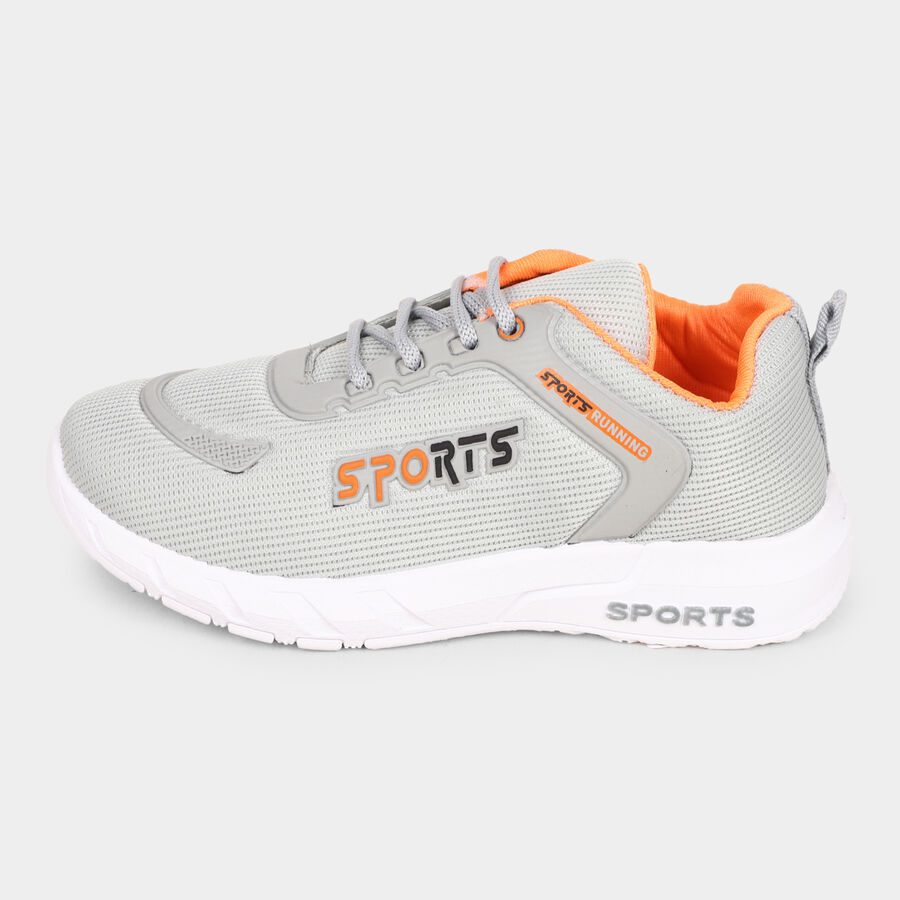 Boys Sport Shoes, Grey, large