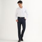 Men's Rich Eggshell White Classic Formal Shirt, सफ़ेद, small