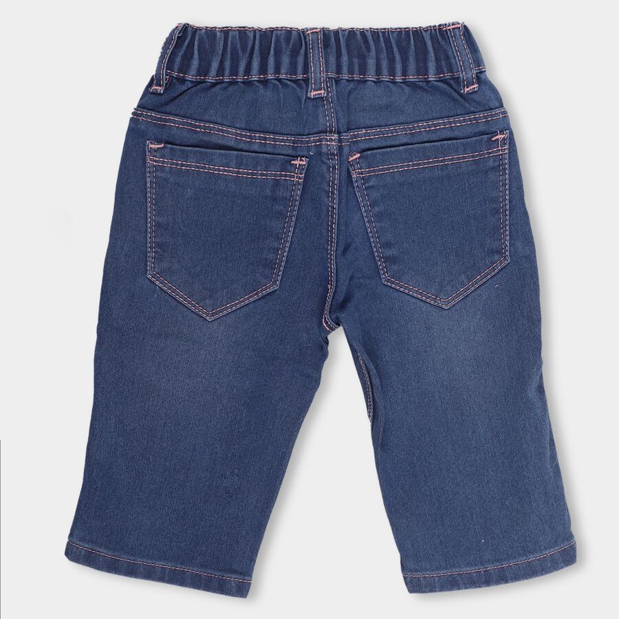 Girls' Capri , Mid Blue, large image number null