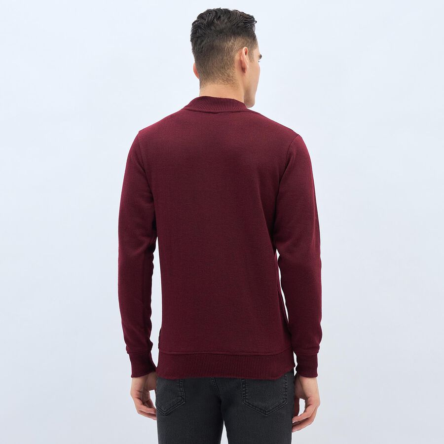 Men's Pullover, वाइन, large image number null
