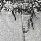 Infants Grey Jogger Fit Washed Jeans, हल्का ग्रे, small