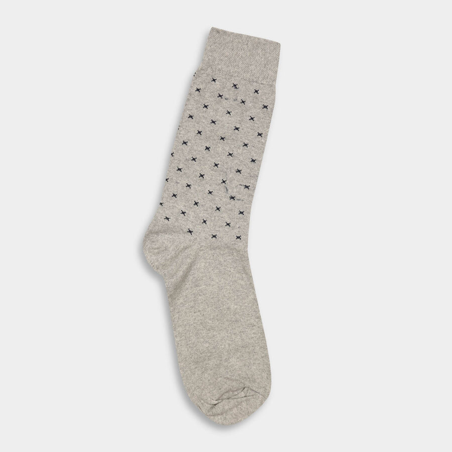 Cotton Spandex Jacquard Socks, Royal Blue, large image number null