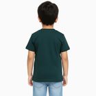 Boys' Half Sleeves T-Shirt, गहरा हरा, small image number null