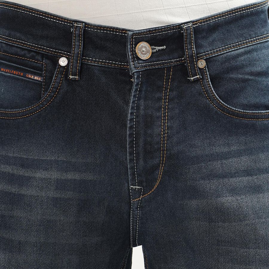 Men's Skinny Jeans , Dark Blue, large image number null